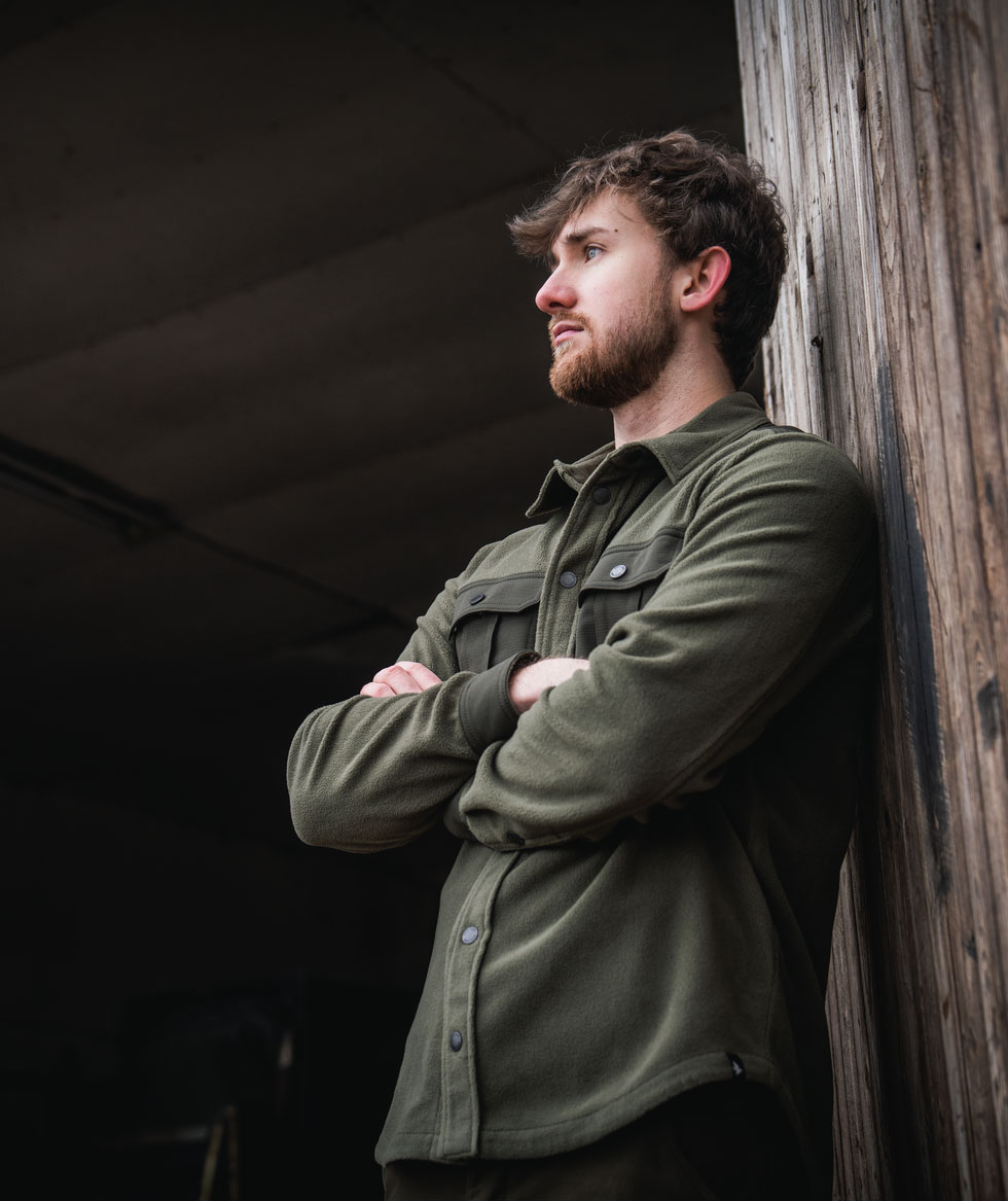 Seeland Gust fleece shirt, Grape leaf, large image number 3