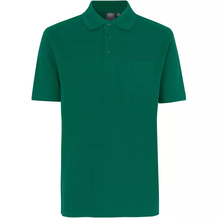 ID Klassisk Polo T-shirt, Grøn, large image number 0