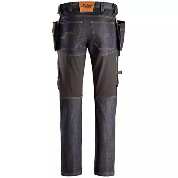 Snickers FlexiWork denim craftsman trousers 6955, Denim/Black