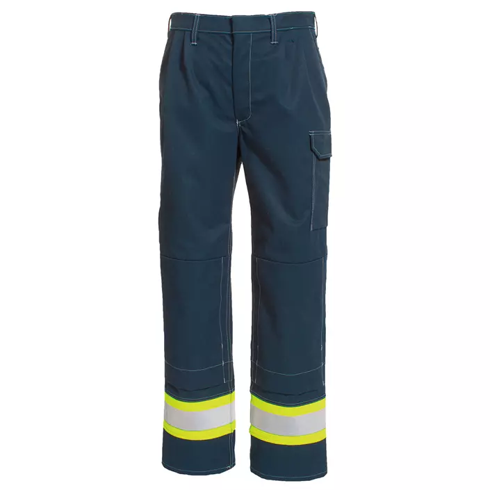 Tranemo Cantex 57 work trousers, Hi-vis yellow/Marine blue, large image number 0