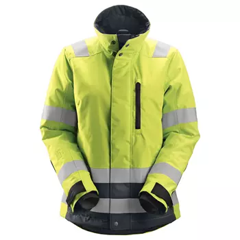 Snickers AllroundWork 37.5® women's winter jacket 1137, Hi-Vis Gul/Steel Grey