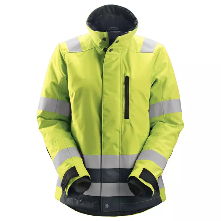 Snickers AllroundWork 37.5® women's winter jacket 1137, Hi-Vis Gul/Steel Grey, large image number 0