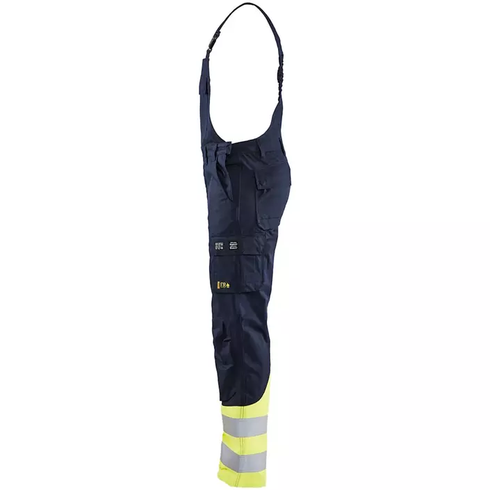 Blåkläder FR selebukse, Marine/Hi-Vis gul, large image number 4