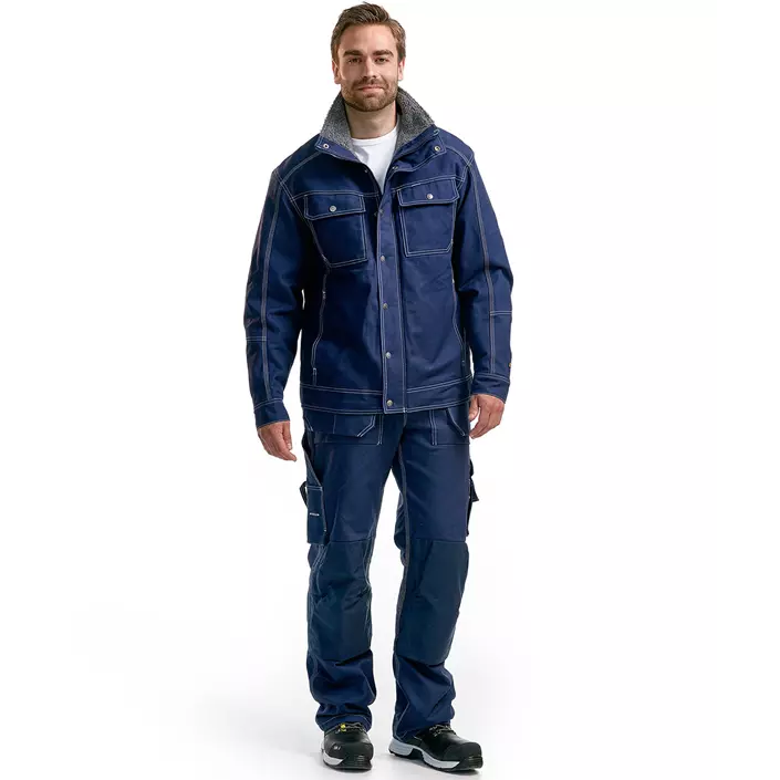 Blåkläder craftsman trousers, Marine Blue, large image number 1