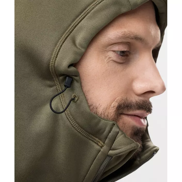 Snickers Flexiwork Polartec® hoodie with zipper 8026, Khaki Green, large image number 9