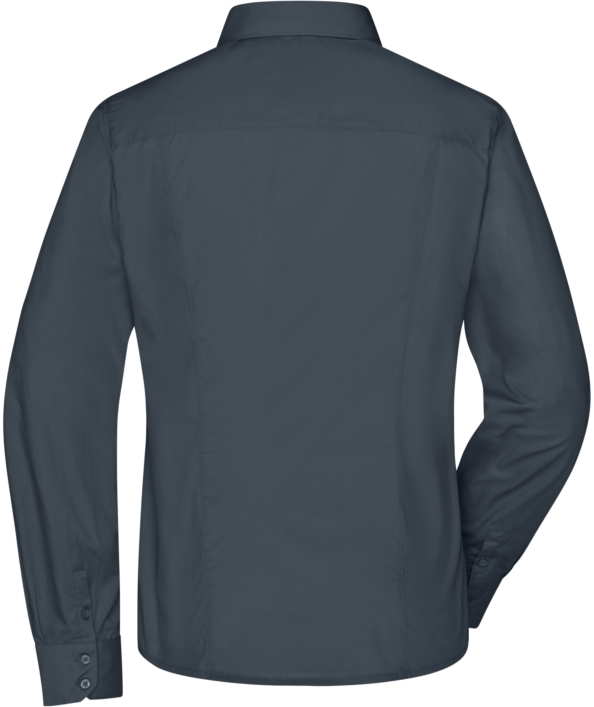 James & Nicholson modern fit women's shirt, Carbon Grey