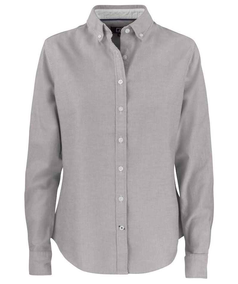 Cutter & Buck Belfair Oxford Modern fit women's shirt, Grey