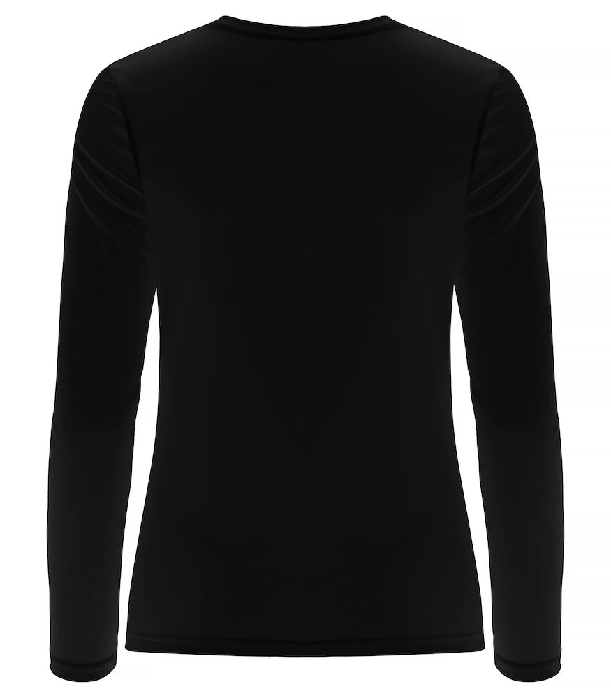 Clique Basic Active l&aring;ng&auml;rmad T-shirt dam, Svart