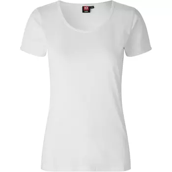 ID Stretch dame T-shirt, Hvid