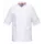 Portwest stretch Mesh Air short-sleeved chef jacket, White, White, swatch