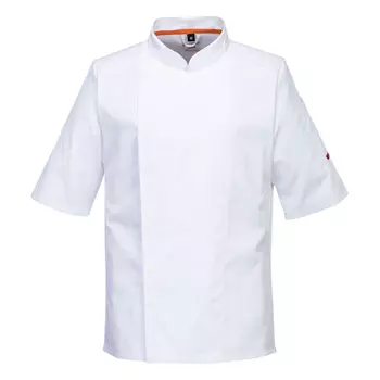 Portwest stretch Mesh Air short-sleeved chef jacket, White