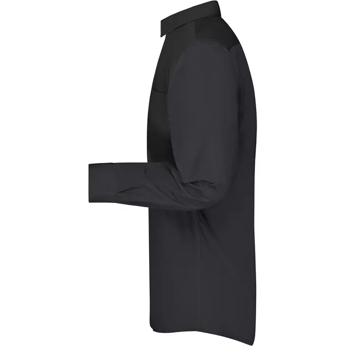James & Nicholson modern fit  shirt, Black, large image number 3