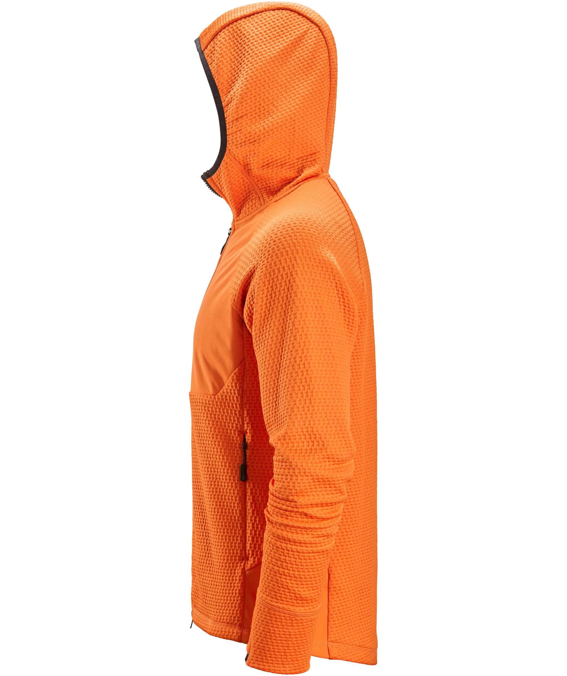 Snickers FlexiWork hoodie with zipper 8405, Warm Orange, large image number 3