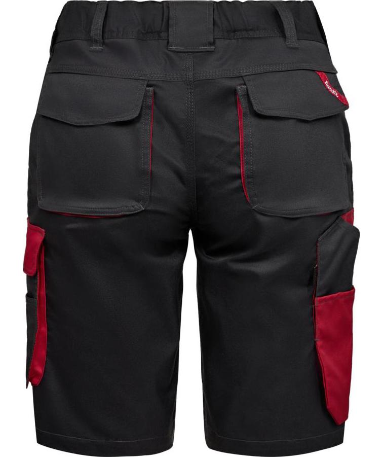 Engel Galaxy women's work shorts, Antracit Grey/Tomato Red, large image number 1