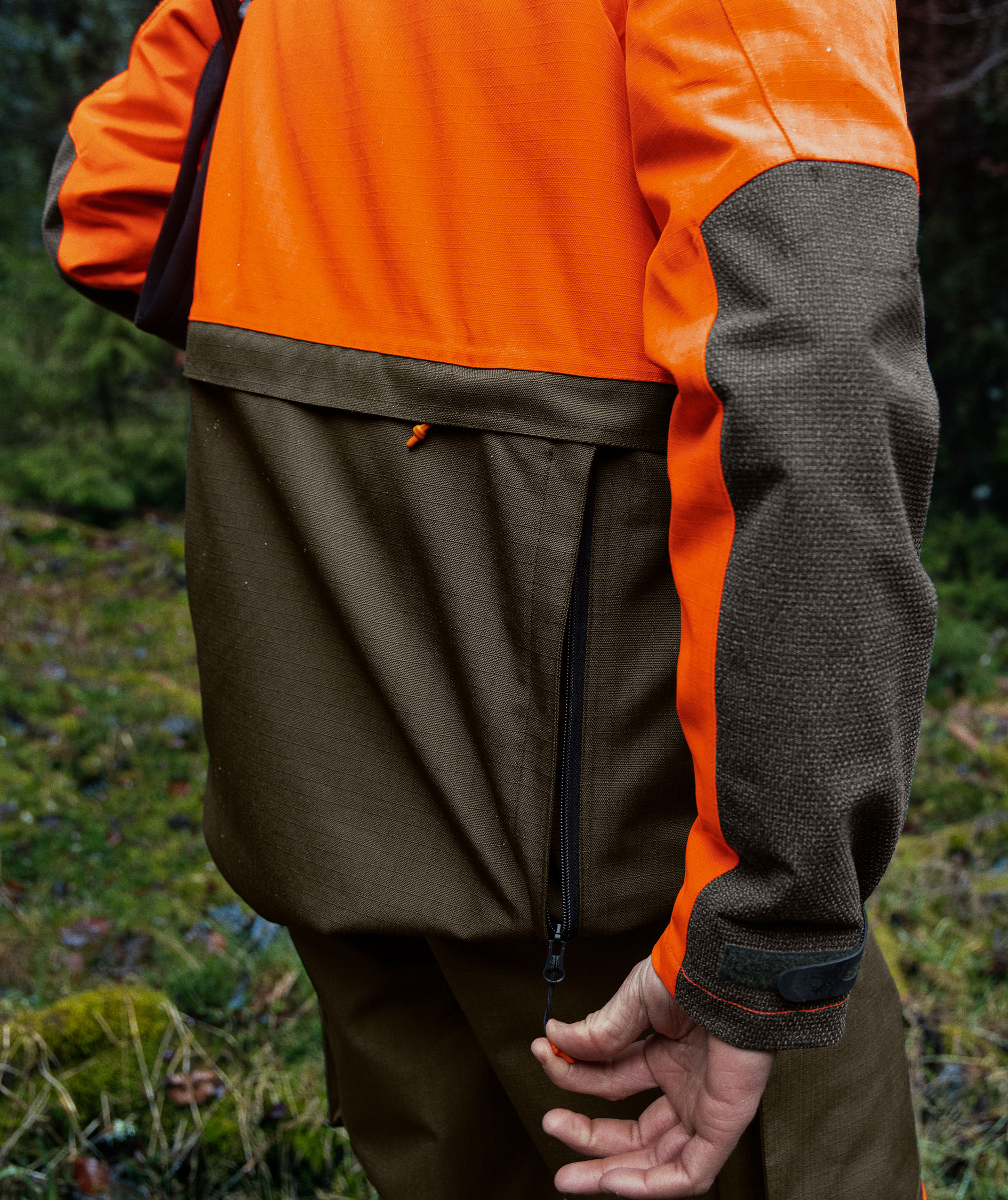 Seeland Venture Rover jacket, Hi-Vis Orange/Pine Green, large image number 8