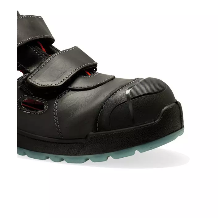 Sanita Calcite safety sandals S1P, Black, large image number 1