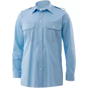 Kümmel Howard Slim fit pilotskjorta med extra ärmlängd, Ljusblå