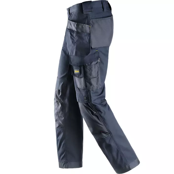 Snickers Canvas+ craftsmen's trousers, Marine Blue, large image number 2