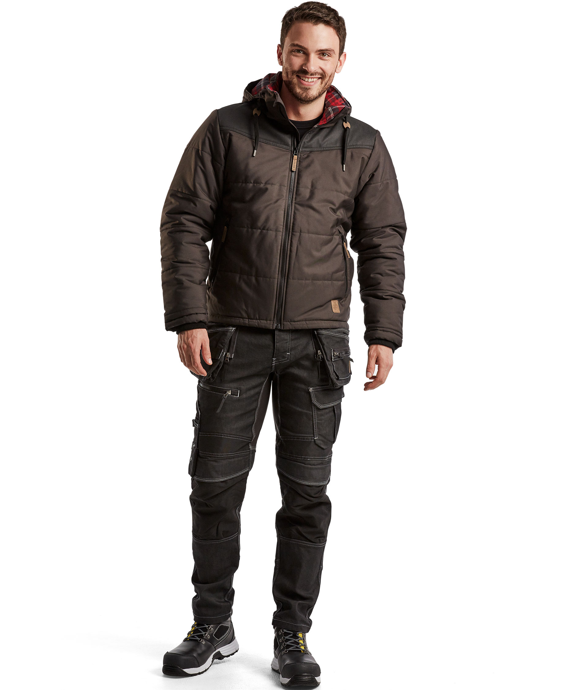 Bl&aring;kl&auml;der vinterjakke