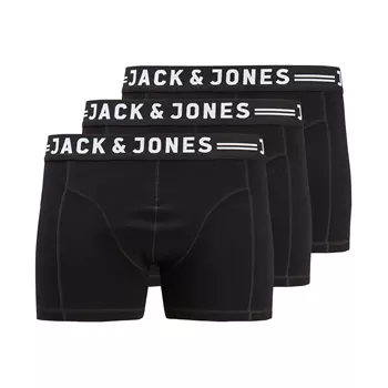 Jack & Jones JACSENSE Plus Size 3-pak boxershorts, Sort