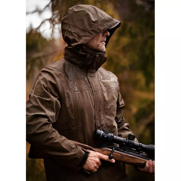 Deerhunter Track rain jacket, Brown, large image number 4