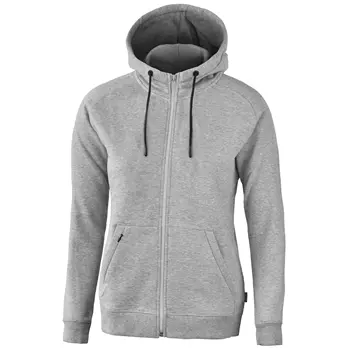 Nimbus Play Lenox hoodie med blixtlås dam, Grå melange
