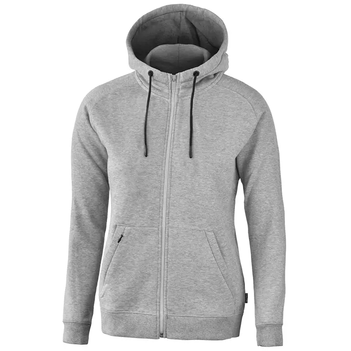Nimbus Play Lenox hoodie med blixtlås dam, Grå melange, large image number 0