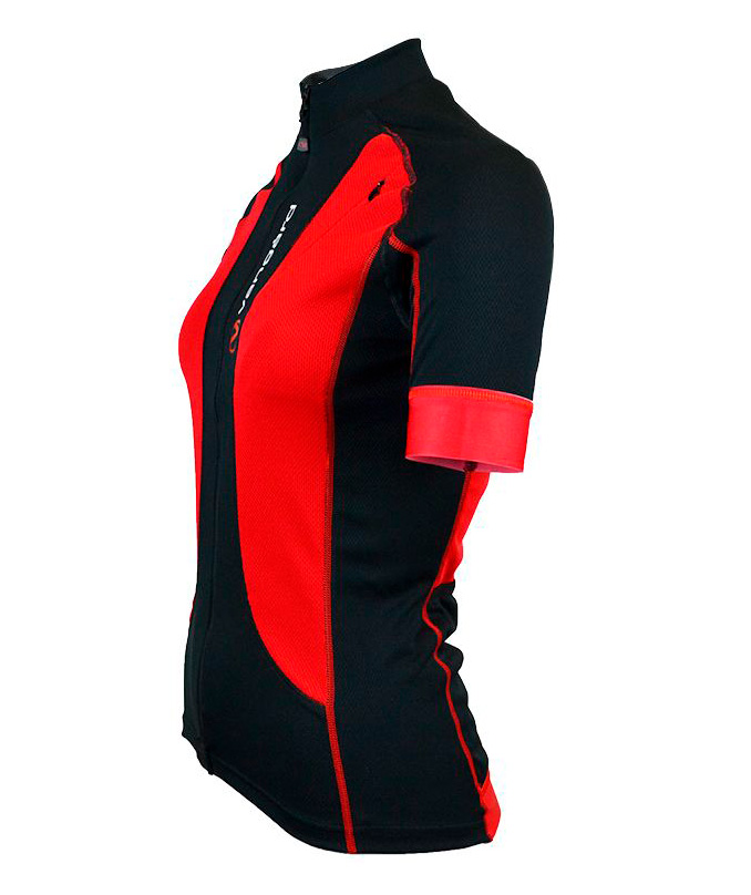 Vang&agrave;rd Bike women's short-sleeved jersey, Black/Red, large image number 1