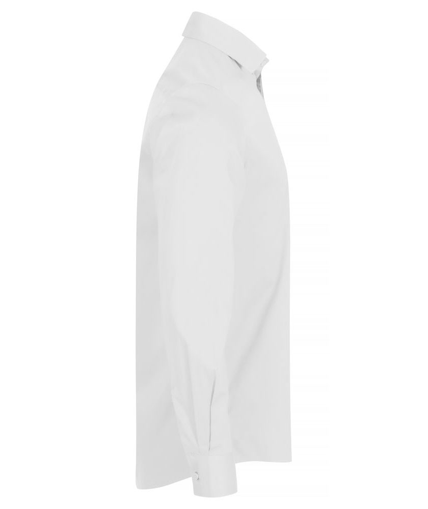 Clique Stretch Shirt, White, large image number 3