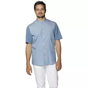 Kentaur short-sleeved pique shirt, Lightblue