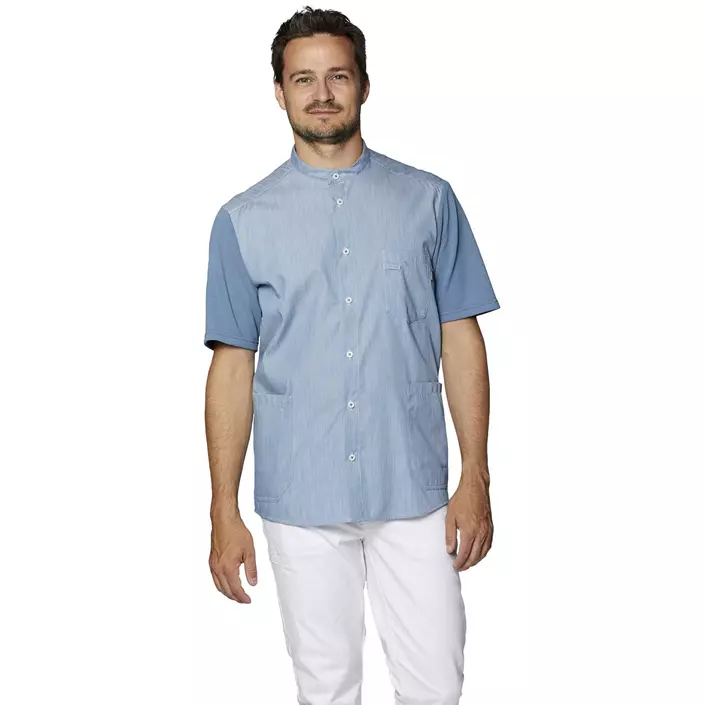 Kentaur short-sleeved pique shirt, Lightblue, large image number 1