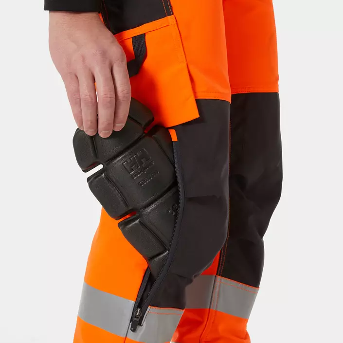 Helly Hansen Alna 4X hängselbyxa full stretch, Varsel Orange/Ebony, large image number 7