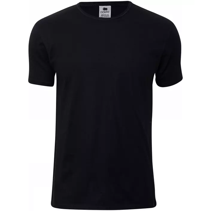 Dovre short-sleeved undershirt, Black, large image number 0