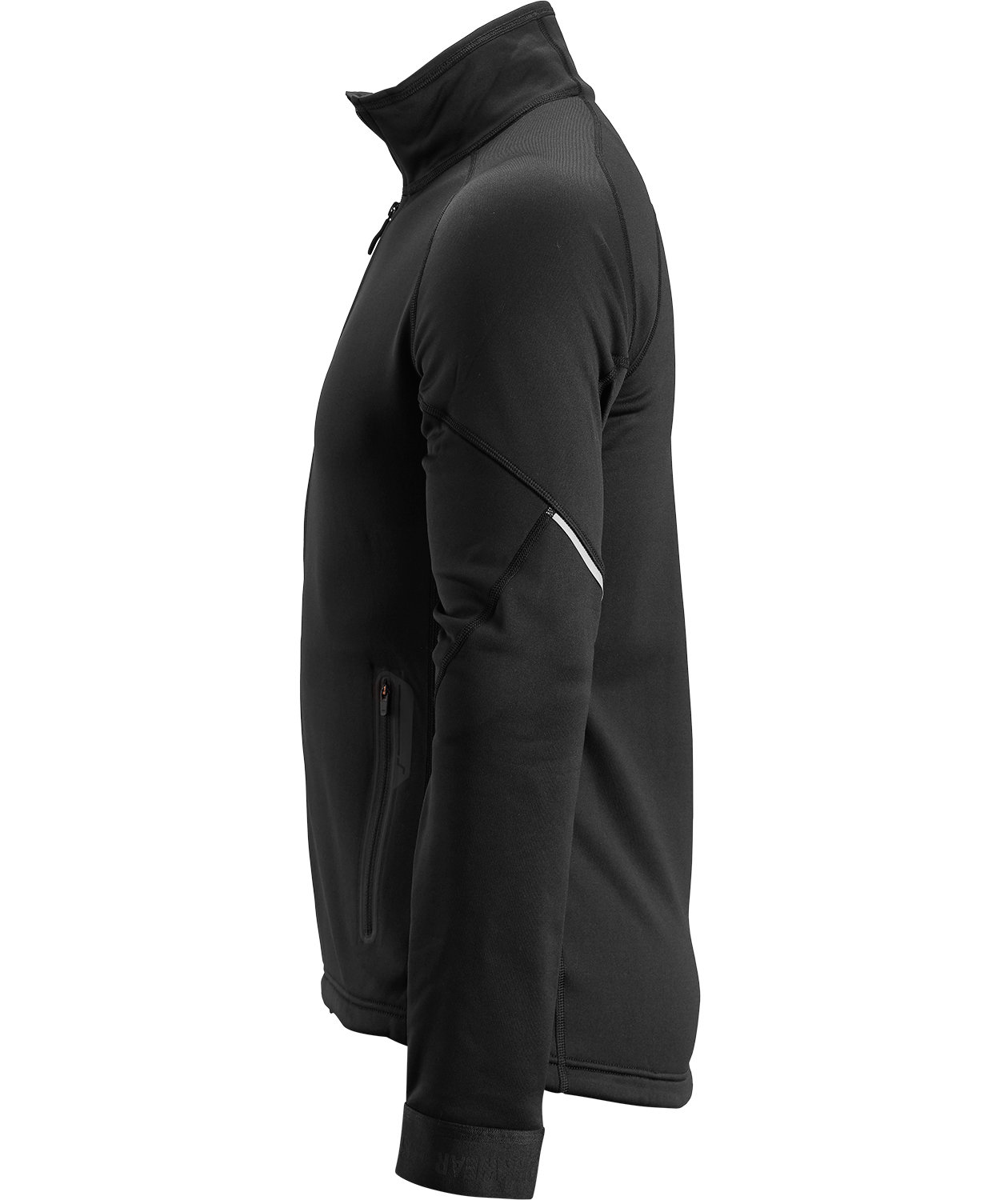 Snickers FlexiWork fleecejakke 8003, Sort, large image number 3