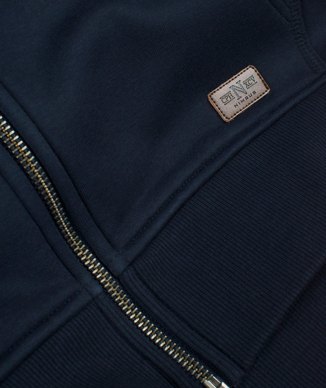 Nimbus Williamsburg h&aelig;ttetr&oslash;je med lynl&aring;s, Navy, large image number 4