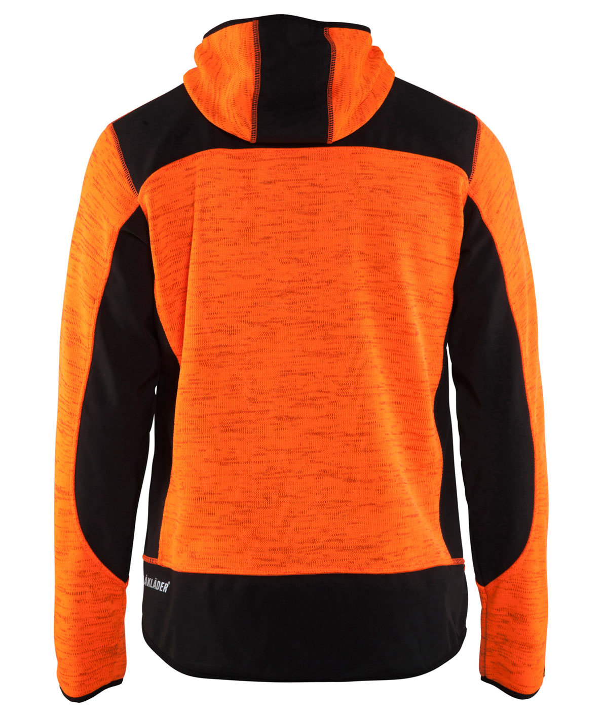 Bl&aring;kl&auml;der knitted softshell jacket X4930, Orange/Black, large image number 2