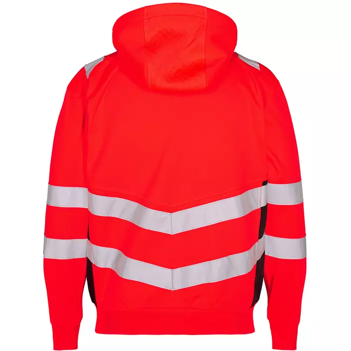 Engel Safety hoodie, Hi-vis Red/Black, large image number 1