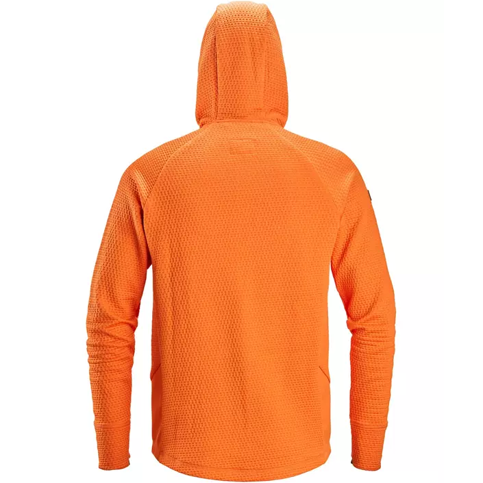 Snickers FlexiWork hoodie with zipper 8405, Warm Orange, large image number 1