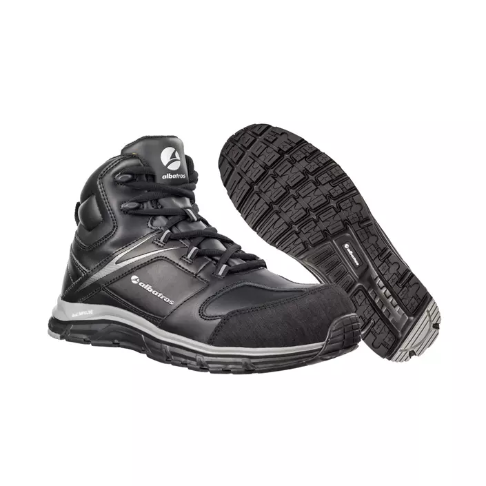 Albatros Impulse Vigor Mid safety boots S3, Black, large image number 3