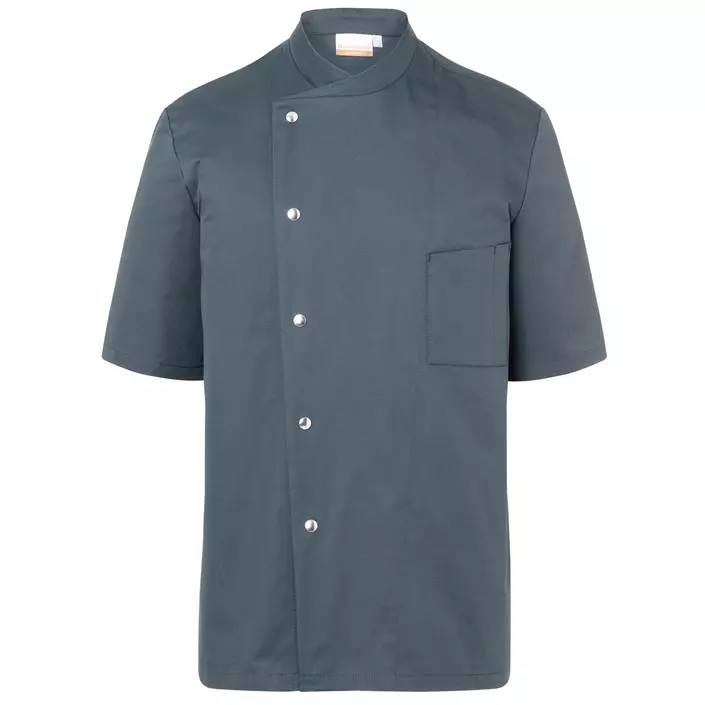 Karlowsky Gustav short-sleeved chef jacket, Anthracite, large image number 0