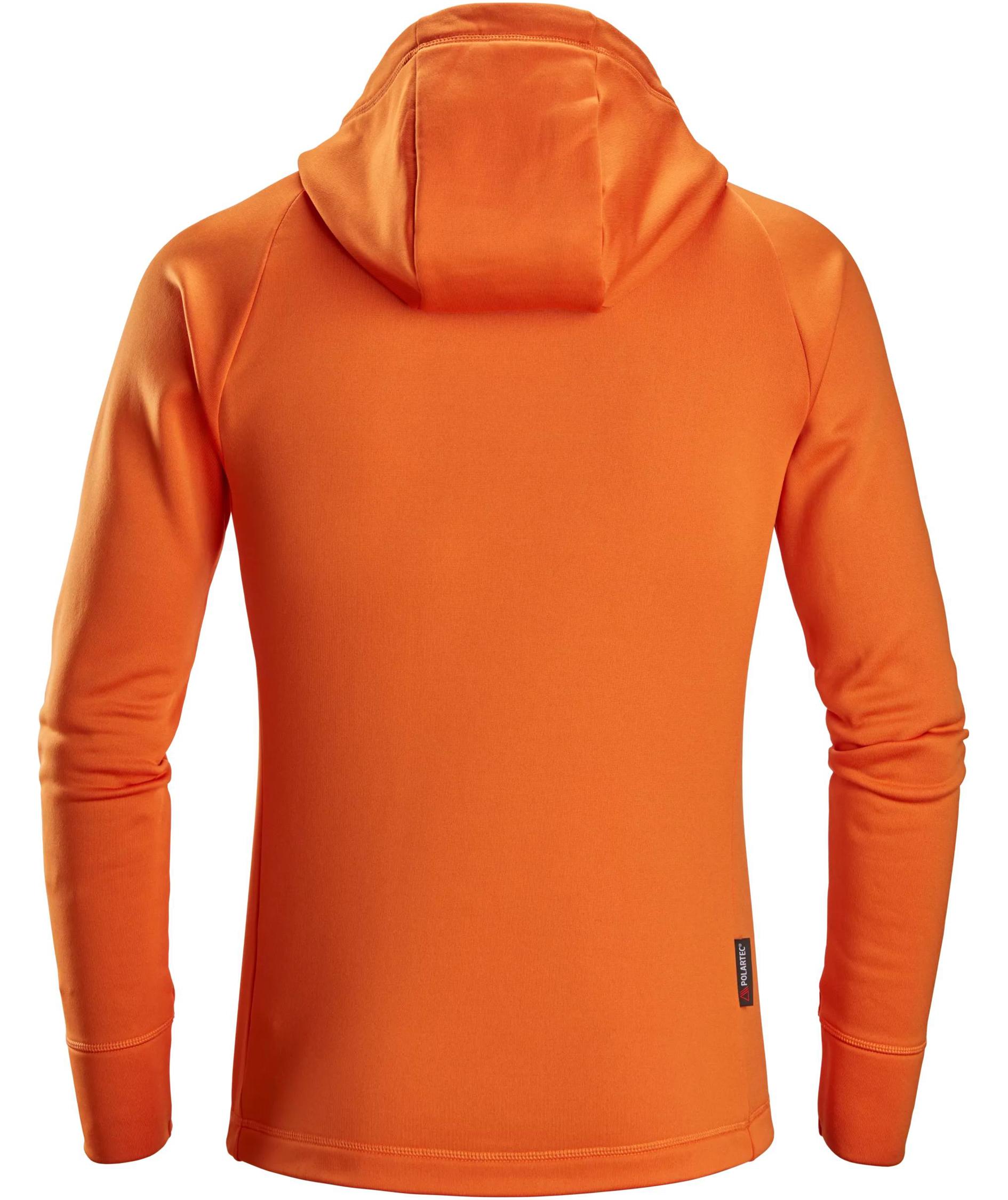 Snickers Flexiwork Polartec&reg; Hoodie mit Rei&szlig;verschluss 8026 full stretch, Warm Orange, Warm Orange, large image number 2