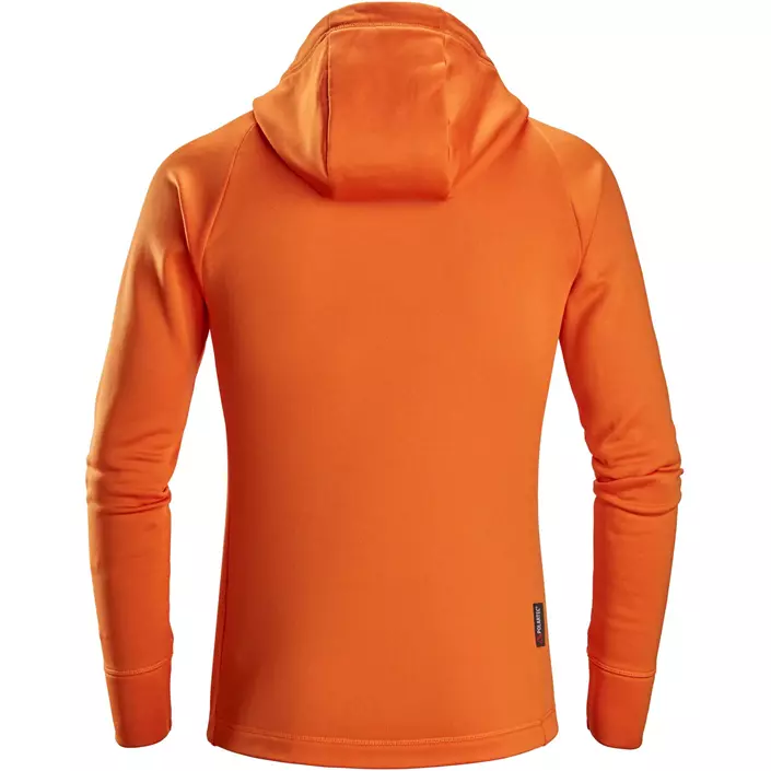 Snickers Flexiwork Polartec® hoodie with zipper 8026, Warm Orange