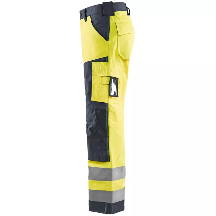 Blåkläder arbejdsbukser, Hi-vis Gul/Grå, large image number 2