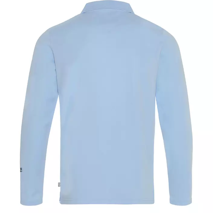 Pitch Stone langermet polo, Light blue, large image number 1