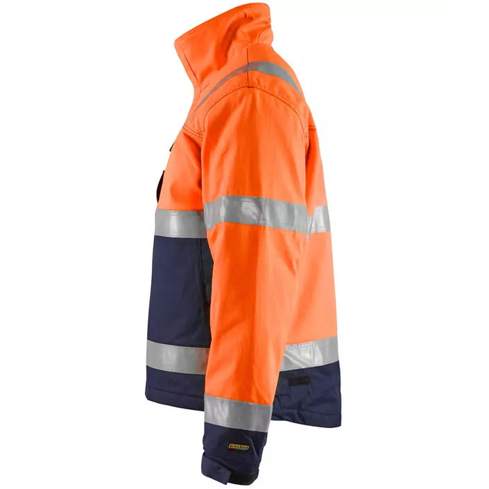 Blåkläder Multinorm winter jacket, Hi-vis Orange/Marine, large image number 2