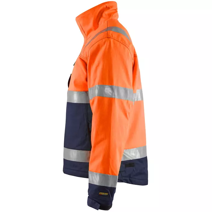 Blåkläder Multinorm vinterjakke, Hi-vis Orange/Marine, large image number 2