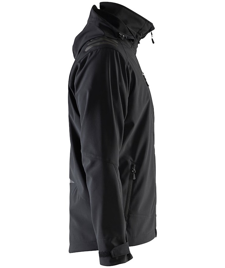 Bl&aring;kl&auml;der softshell jacket, Black/Black, large image number 2