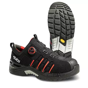 Jalas 9965 Exalter safety shoes S3, Black/Red