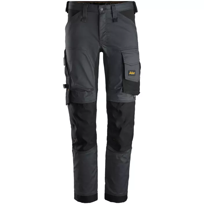 Snickers AllroundWork work trousers, Steel Grey/Black, large image number 0
