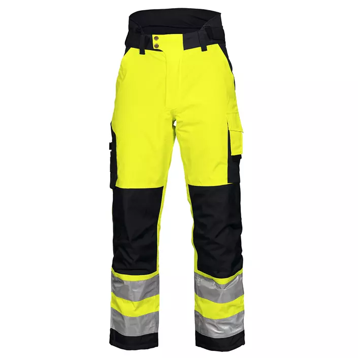 ProJob lined work trousers 6514, Hi-vis Yellow/Black, large image number 0